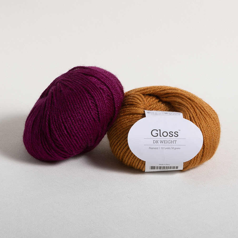 Gloss DK Merino Wool / Silk Crochet Yarn